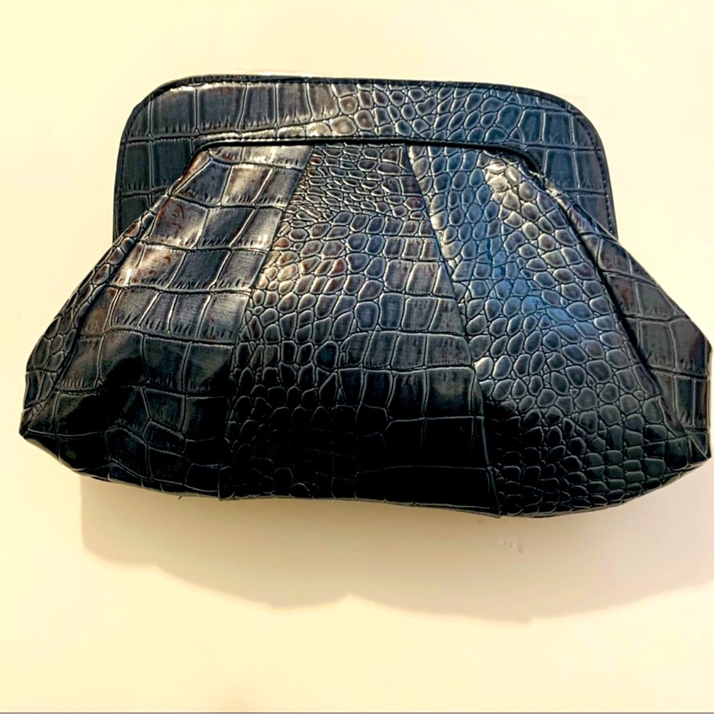 BP | Handbag | Faux Patent Leather Bag in Blue
